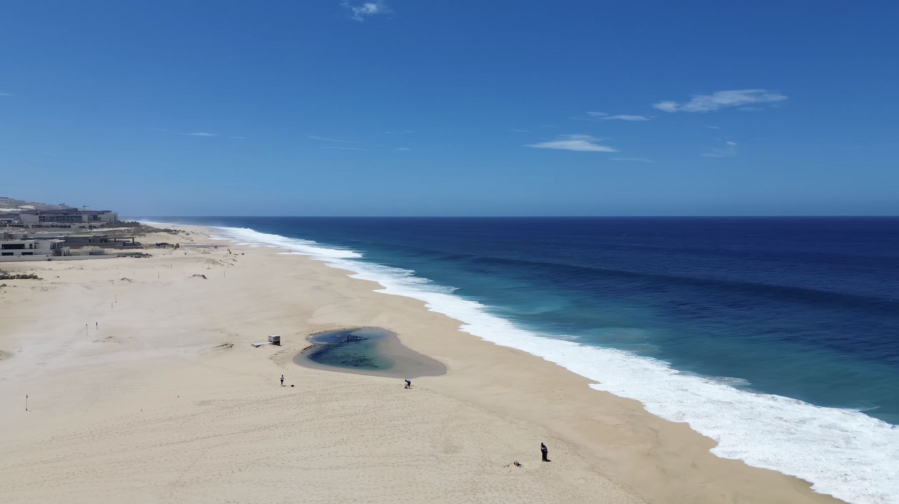 Vista aérea de Playa El Suspiro